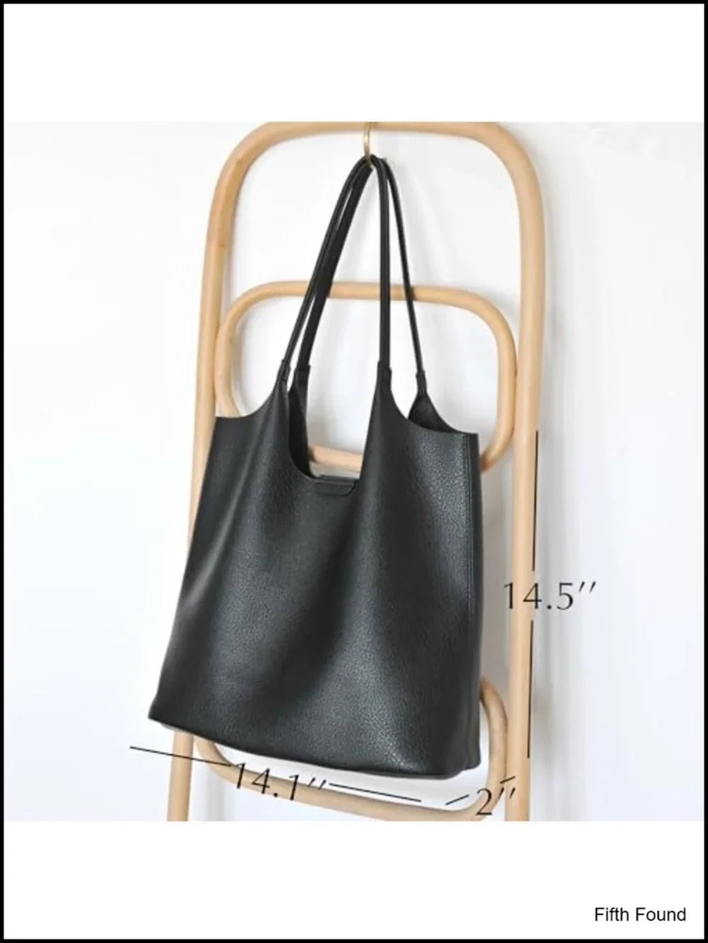 Vegan Leather Tote Hobo Bag for Women Magnetic Snap Closure